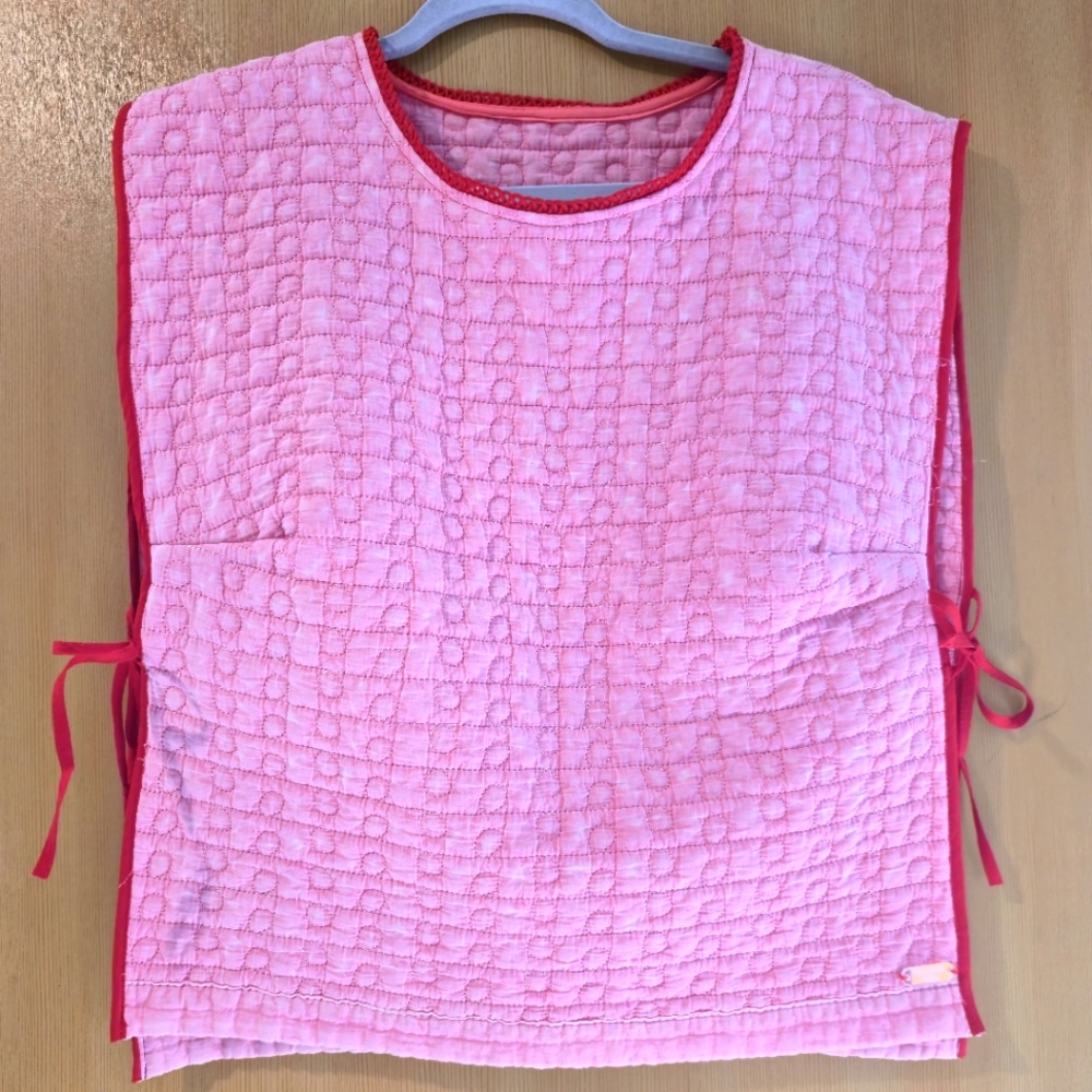 Tie Side Quilted Vest